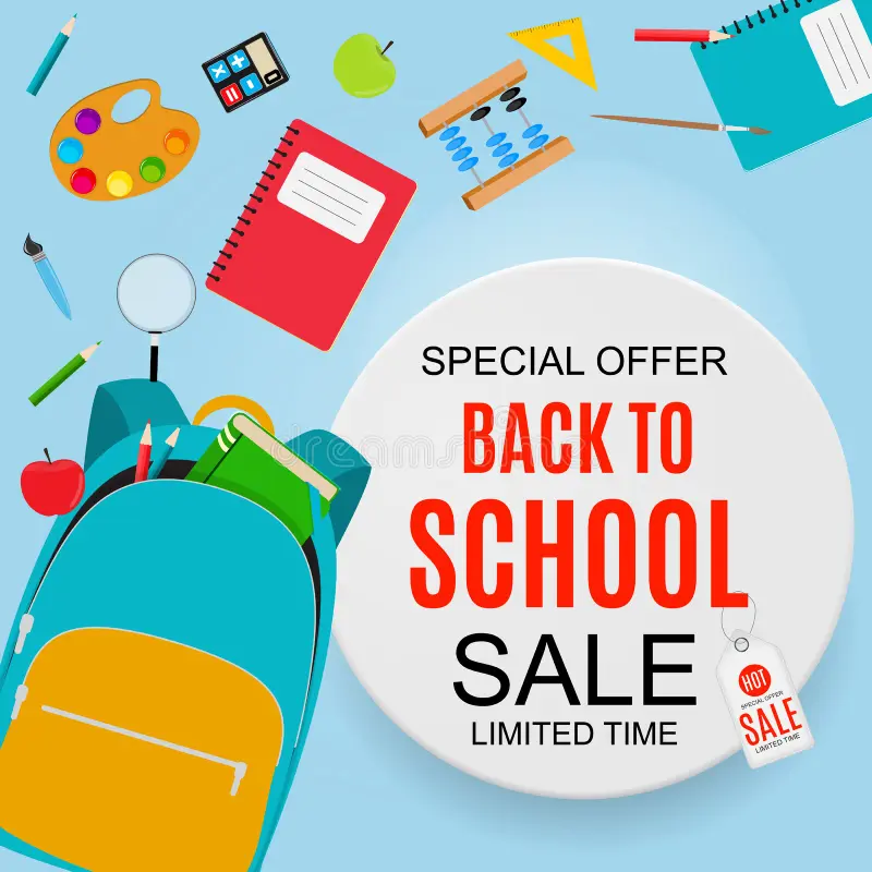 Back to school offers.